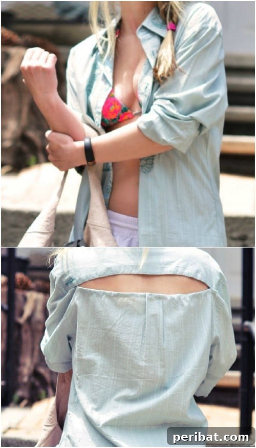 Make a simple vented tee.
