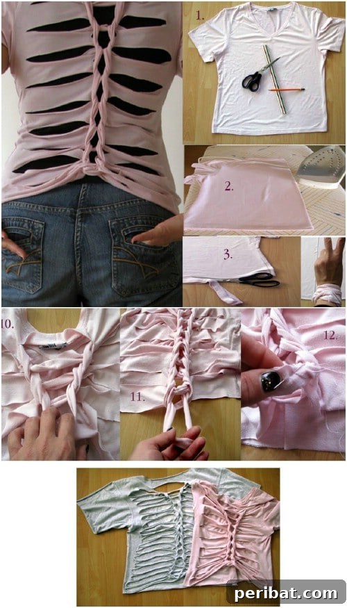 Create a pattern like a ribcage.