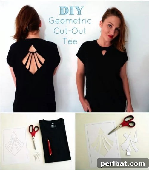 Make a geometric design.