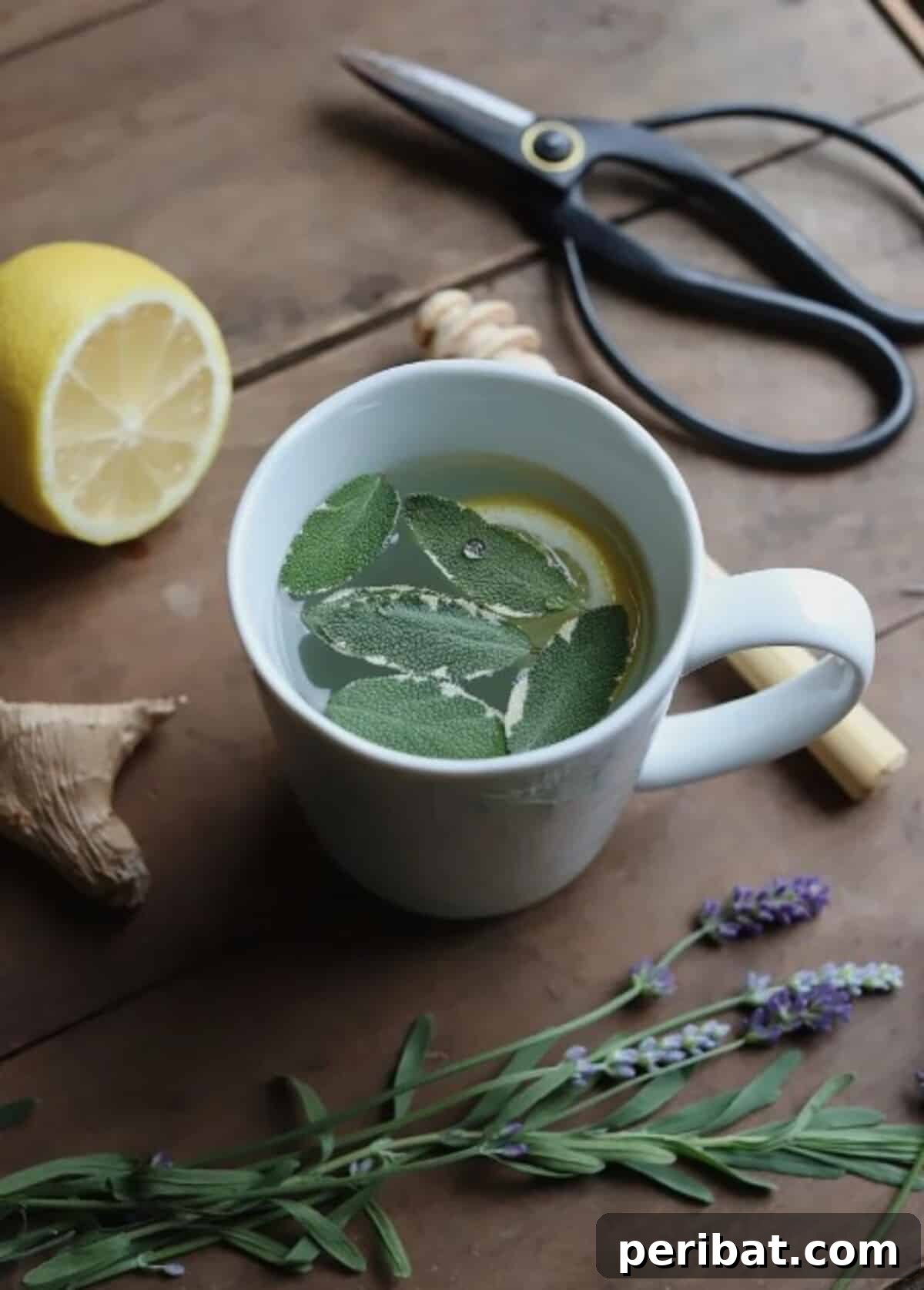 Conquer Cold & Flu Season Your Guide to Homemade Remedies 23 Throat Soothing Homemade Sage Tea