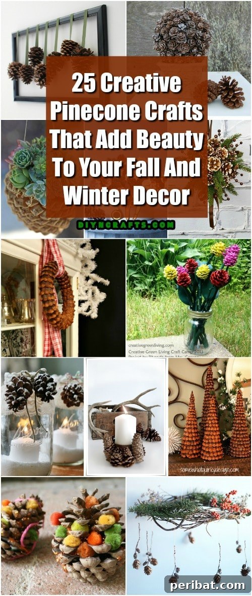 25 Creative Pinecone Crafts That Add Beauty To Your Fall And Winter Decor