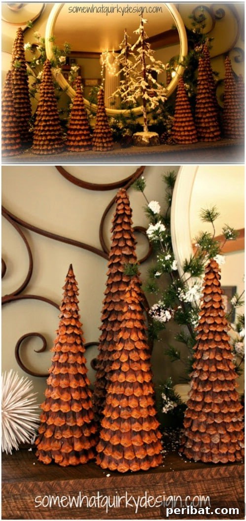 Pinecone Christmas Trees