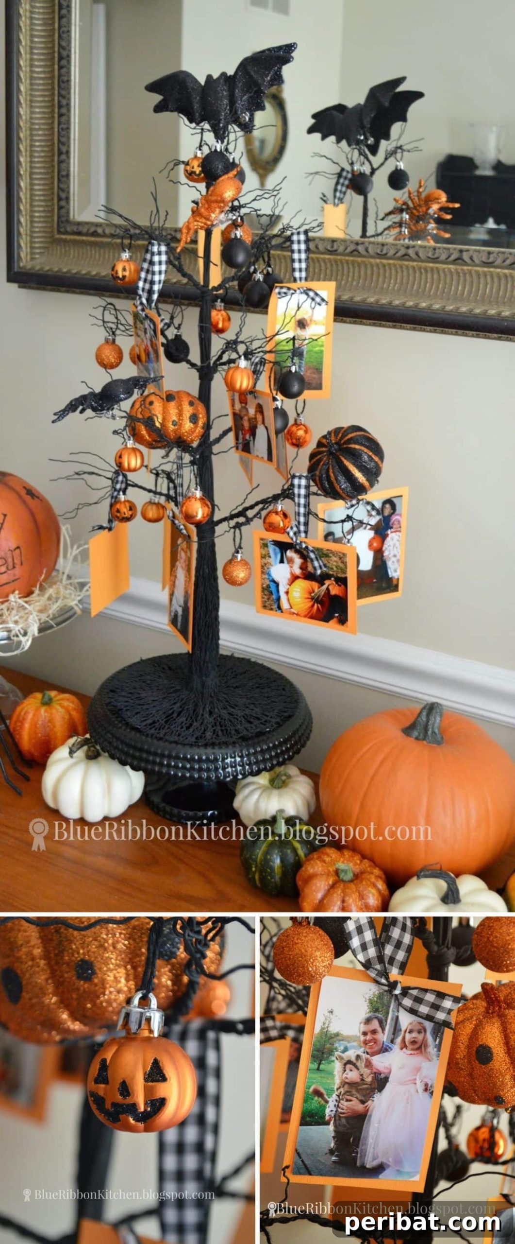 15 Creative Ways to Decorate a Halloween Tree 9 Family Photo Halloween Tree
