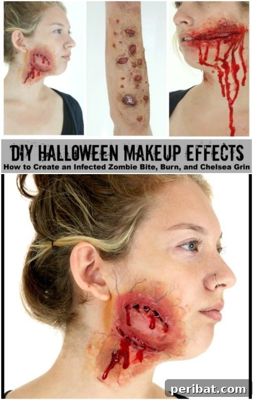 Infected Zombie Bite Special Effects Halloween Makeup