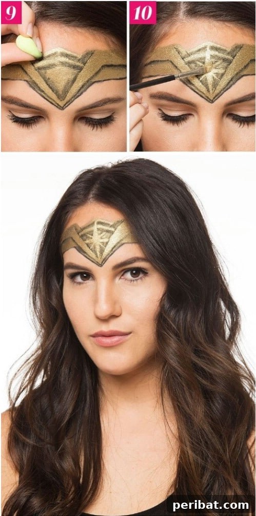 Wonder Woman Halloween Makeup Tutorial
