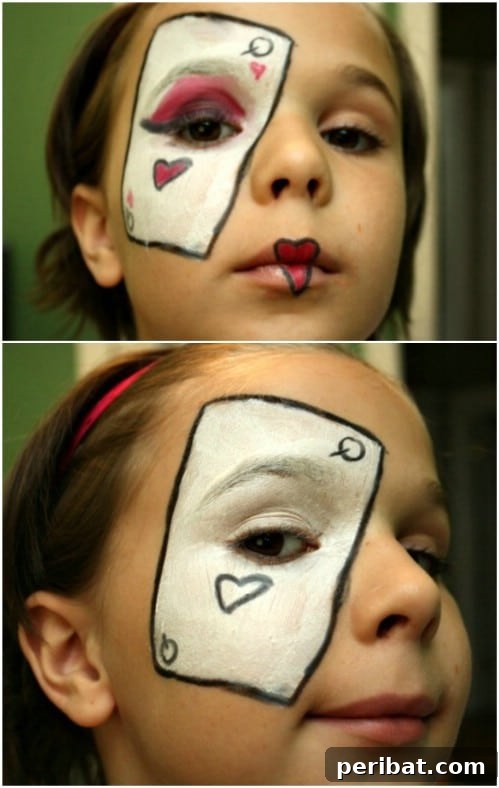 Queen Of Hearts Alice in Wonderland Halloween Makeup Tutorial
