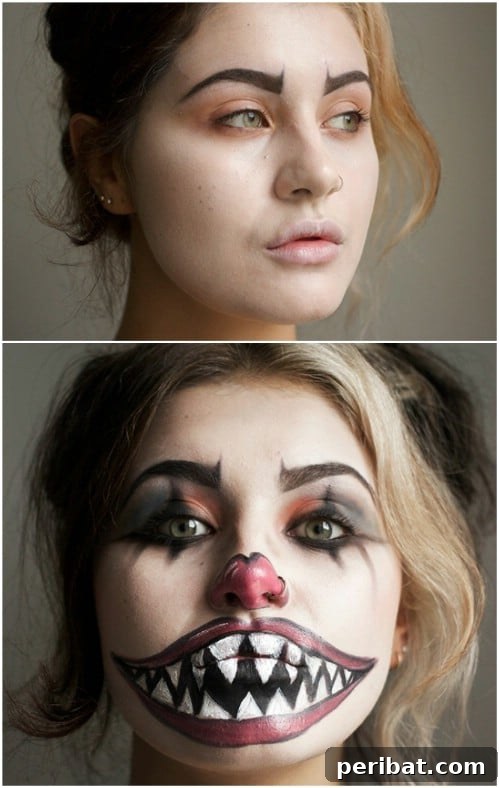 Scary Clown American Horror Story Halloween Makeup