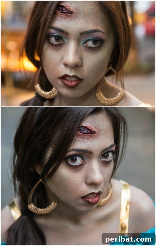 Princess Jasmine Zombie Disney Halloween Makeup