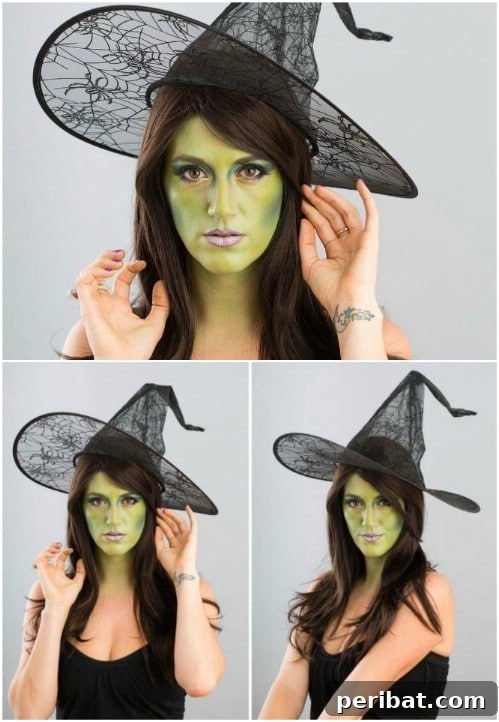 Scary Witch Halloween Makeup Tutorial