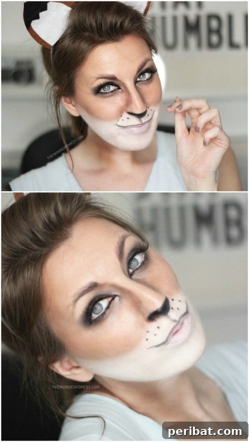 Woodland Creatures Fox Deer Halloween Makeup Tutorial