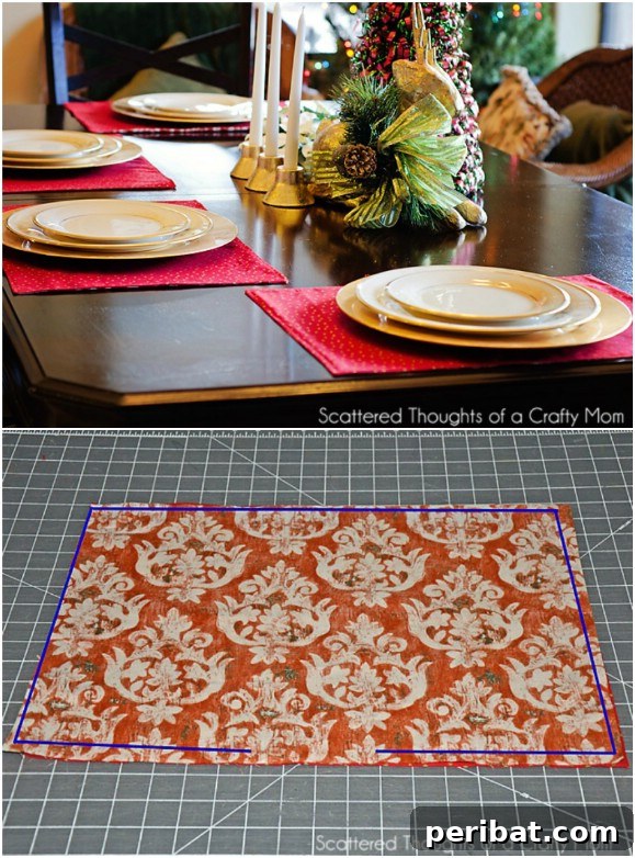 Reversible Christmas And Thanksgiving Placemats