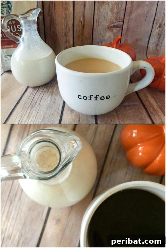 DIY Autumn Spice Coffee Creamer