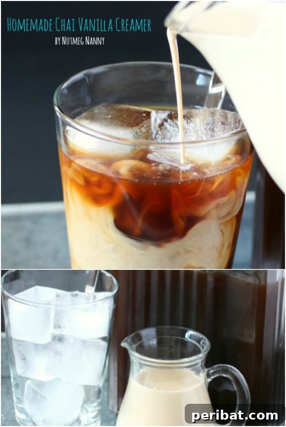 Homemade Vanilla Chai Coffee Creamer