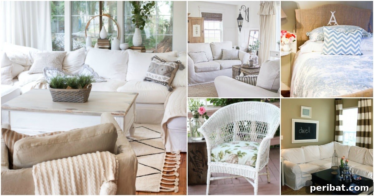 Dress Up Your Old Furniture 20 Effortless DIY Slipcover Transformations 2 DIY Slipcovers for Furniture Makeover