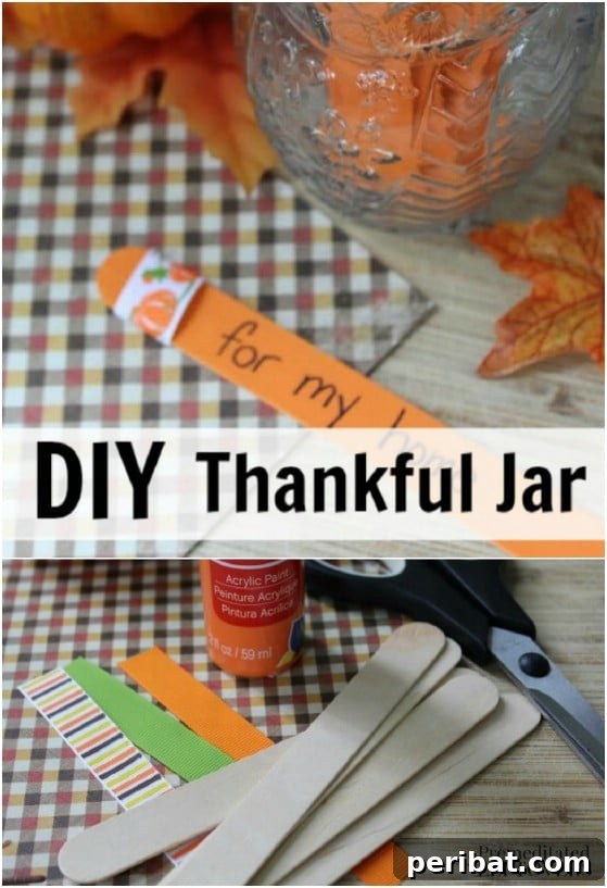 DIY Thankful Jar