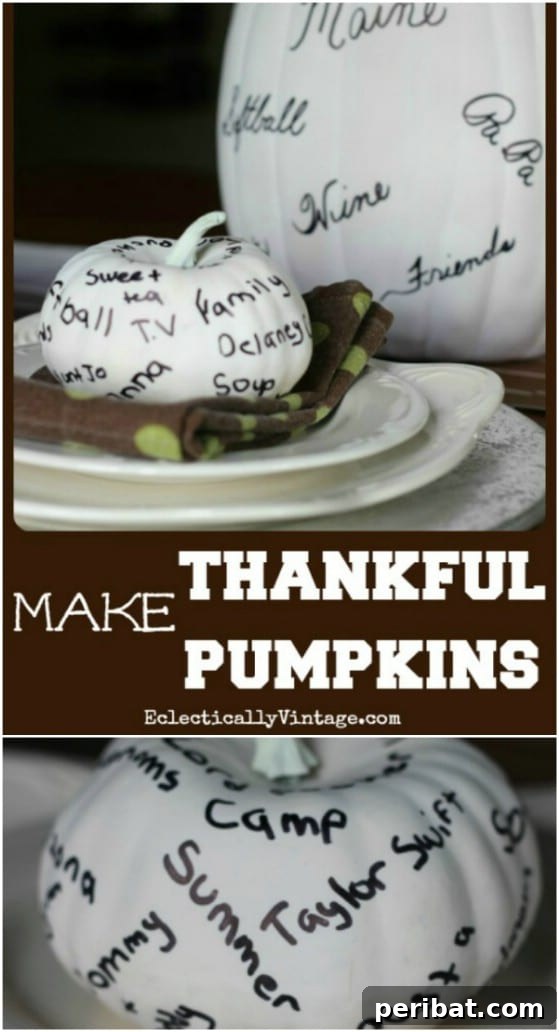 Thankful Pumpkins