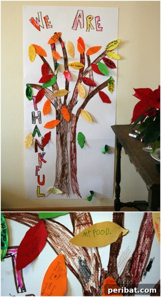 Thankful Thanksgiving Tree