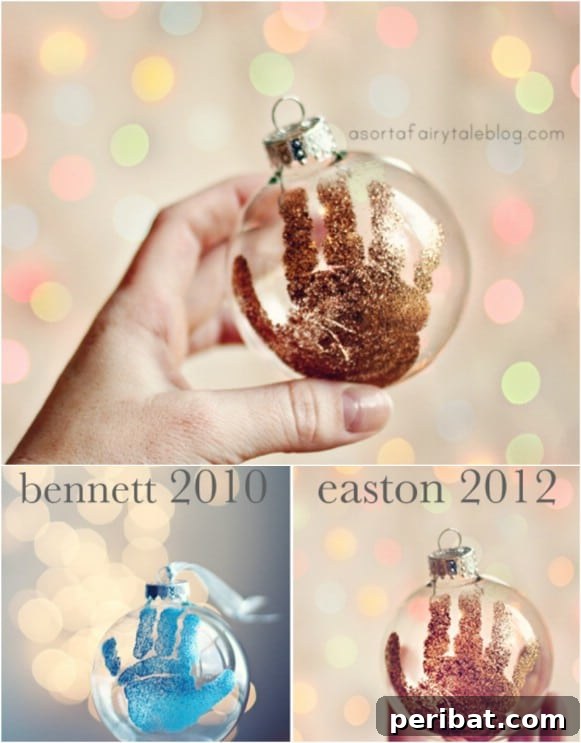 10 Adorable DIY Ornaments to Celebrate Baby's First Christmas 3 Easy DIY Baby’s First Christmas Ornament