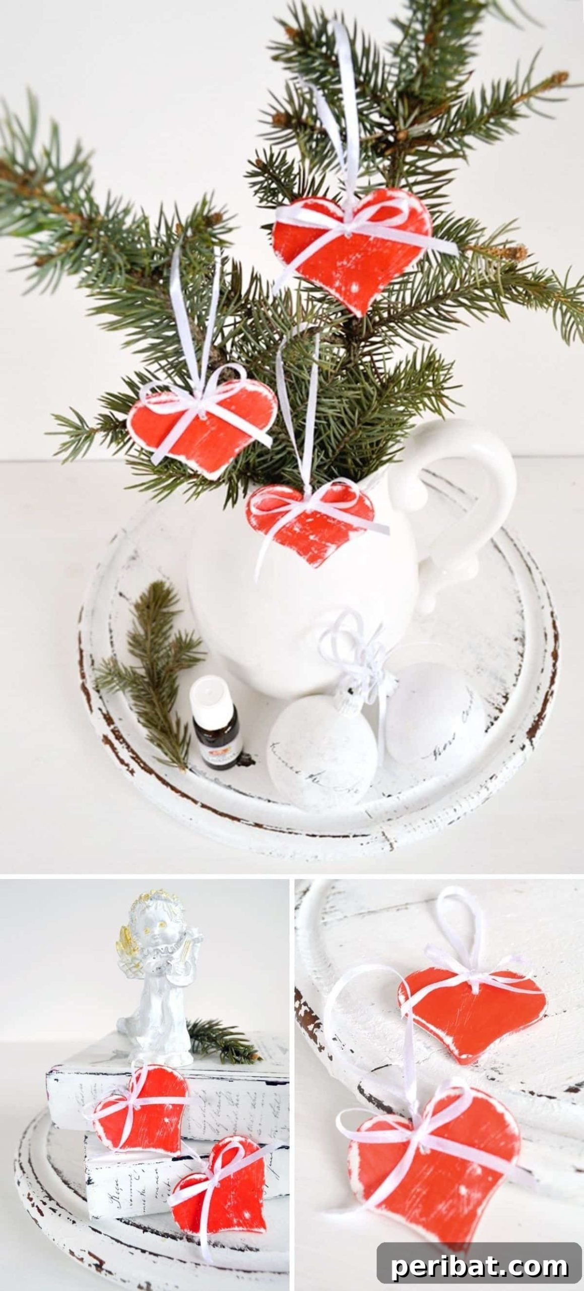 Elevate Your Tree: 13 DIY Clay Christmas Ornaments for Unique Style 14 Scented Clay Heart Christmas Ornaments