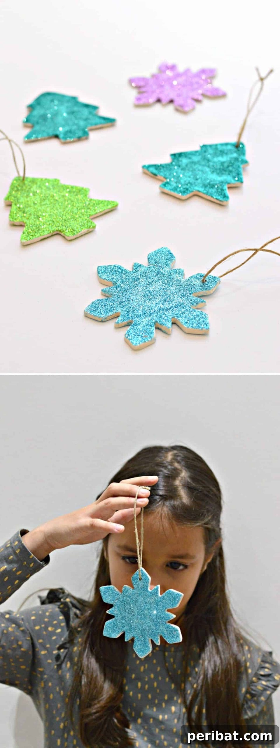Elevate Your Tree: 13 DIY Clay Christmas Ornaments for Unique Style 6 Homemade Clay Glitter Christmas Ornaments