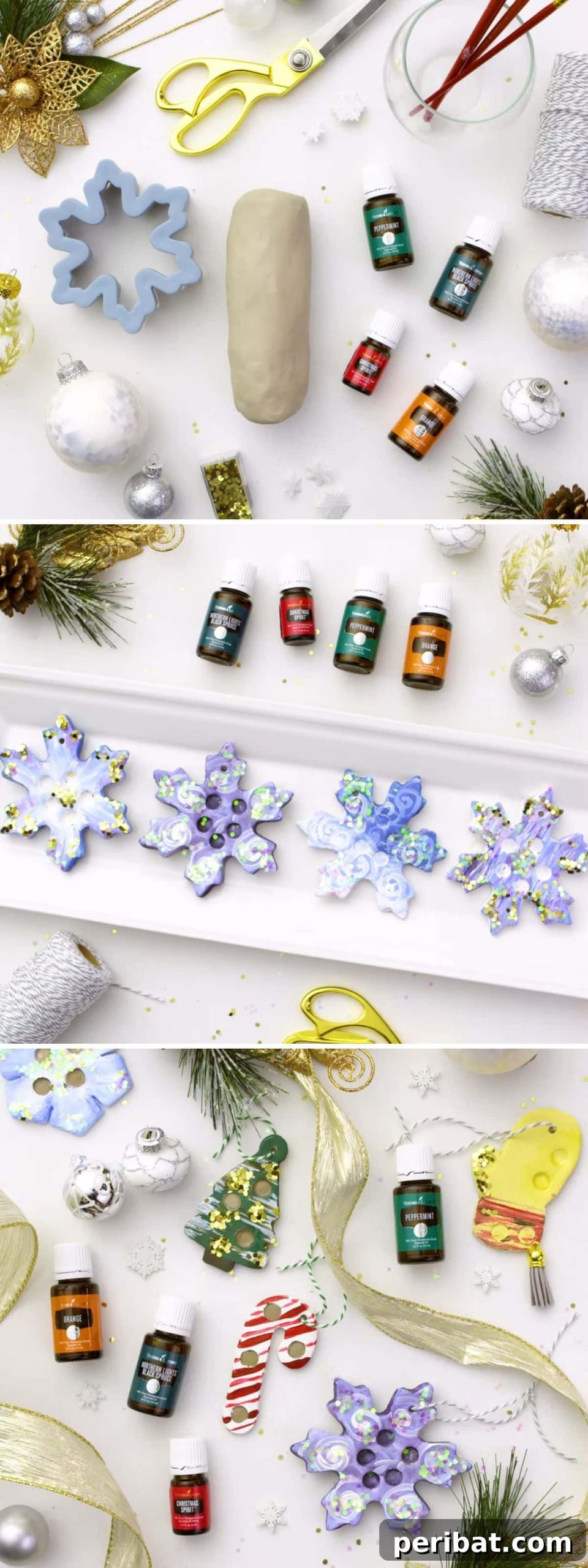Elevate Your Tree: 13 DIY Clay Christmas Ornaments for Unique Style 8 Clay Essential Oil Ornaments