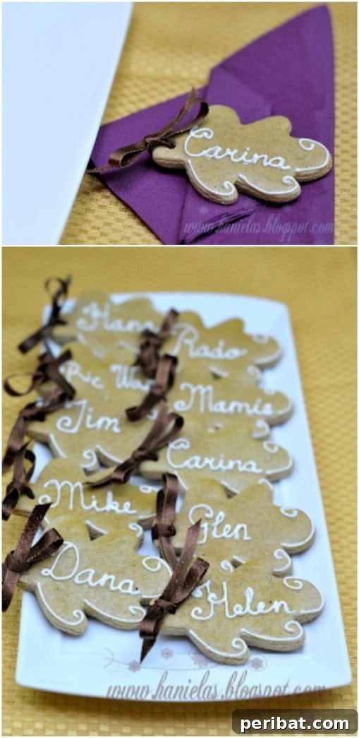 Edible Cookie Napkin Rings