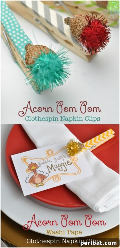 Clothespin Napkin Rings