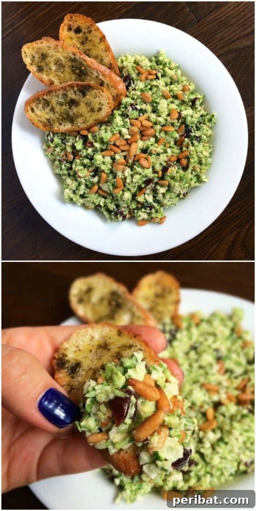 Brussel Sprout Slaw With Tahini Dressing