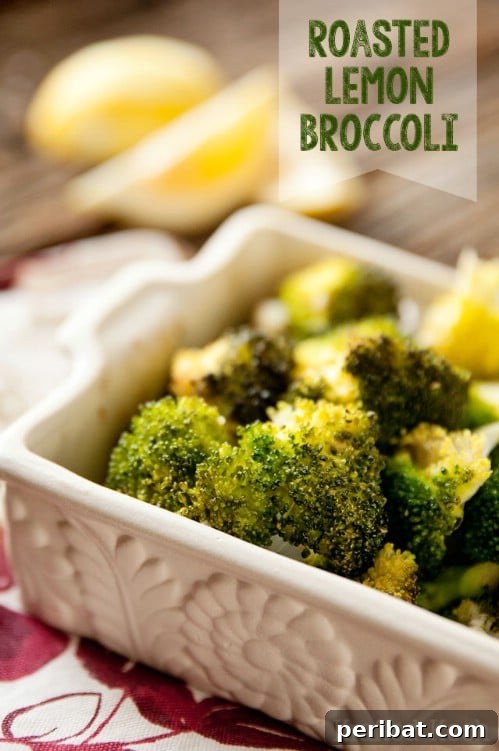 Roasted Lemon Broccoli