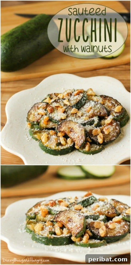 Sauteed Zucchini With Walnuts