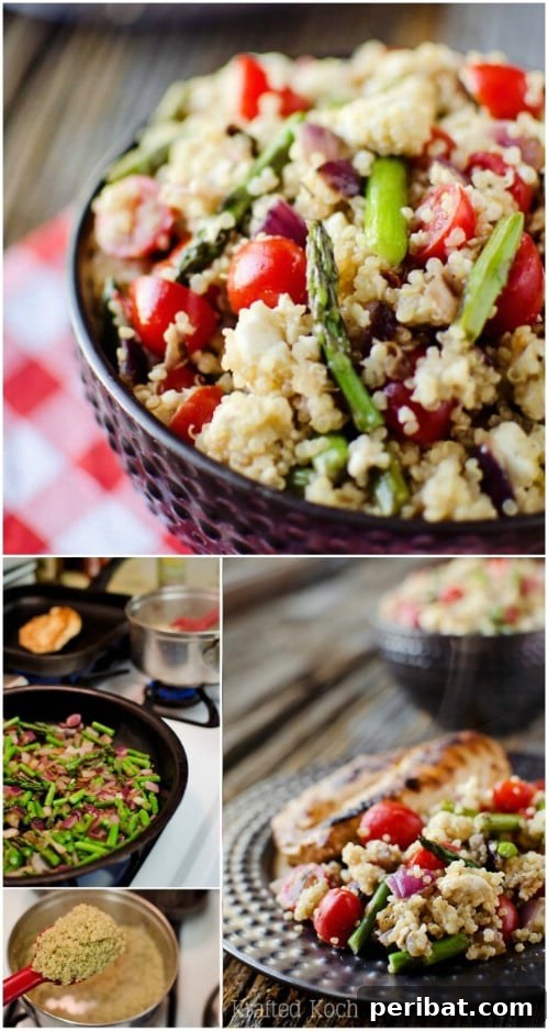 Quinoa Salad With Asparagus And Feta