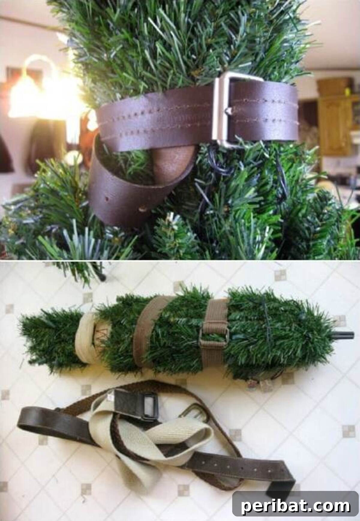 12 Genius Hacks for a Stress-Free Christmas Season 11 Tree Packing Belts
