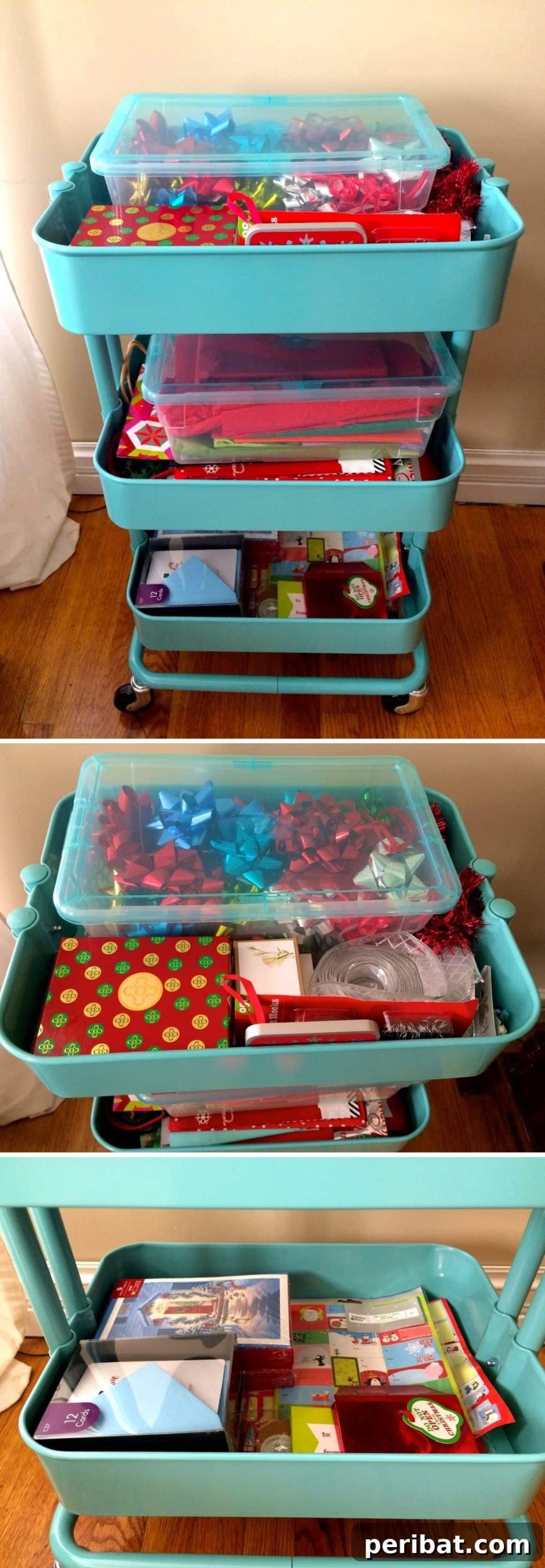 12 Genius Hacks for a Stress-Free Christmas Season 9 Easy DIY Cart Storage