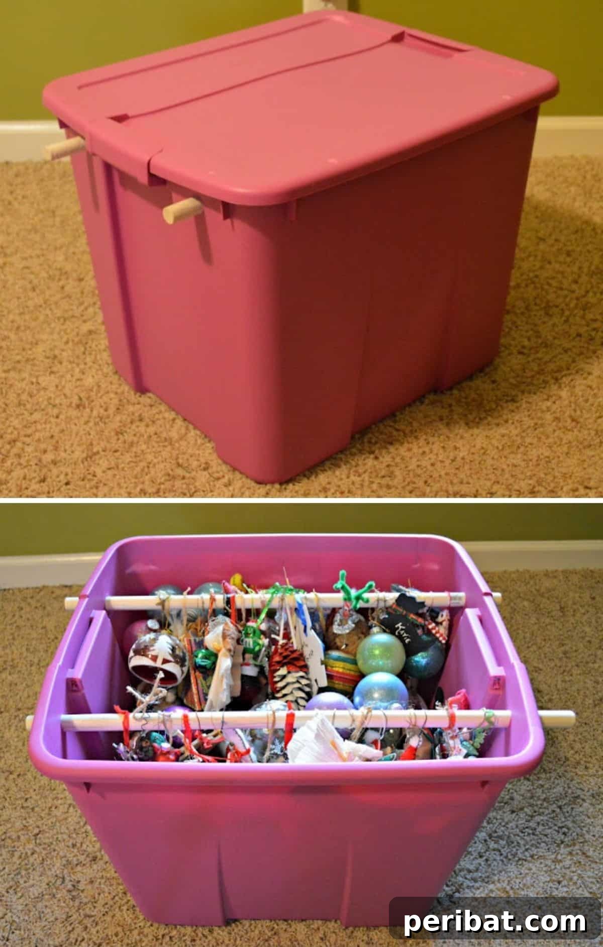 12 Genius Hacks for a Stress-Free Christmas Season 10 Cheap And Easy Hanging Storage