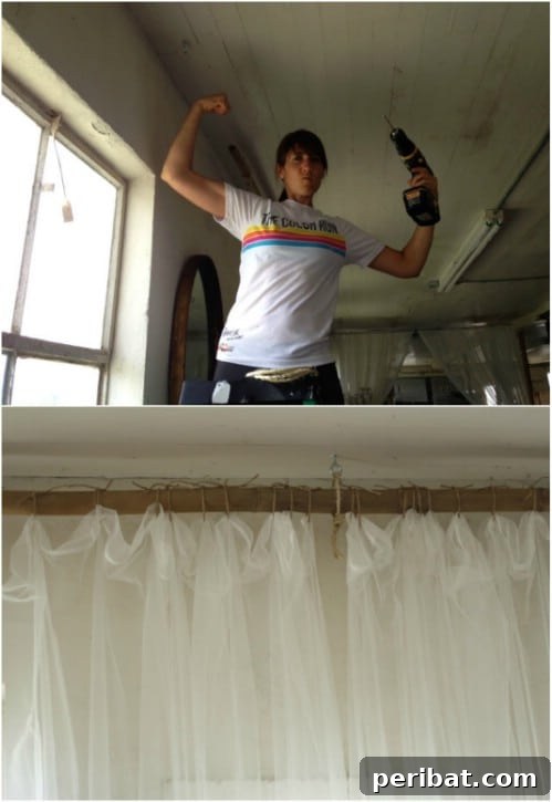 Elevate Your Windows: 16 DIY Curtain Rods and Hooks for Budget-Friendly Chic 15 DIY Sisal Rope Curtain Rods