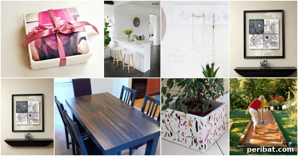 Creative ways to upcycle leftover flooring tiles