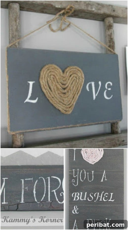 Decorative Laminate Plank Signs