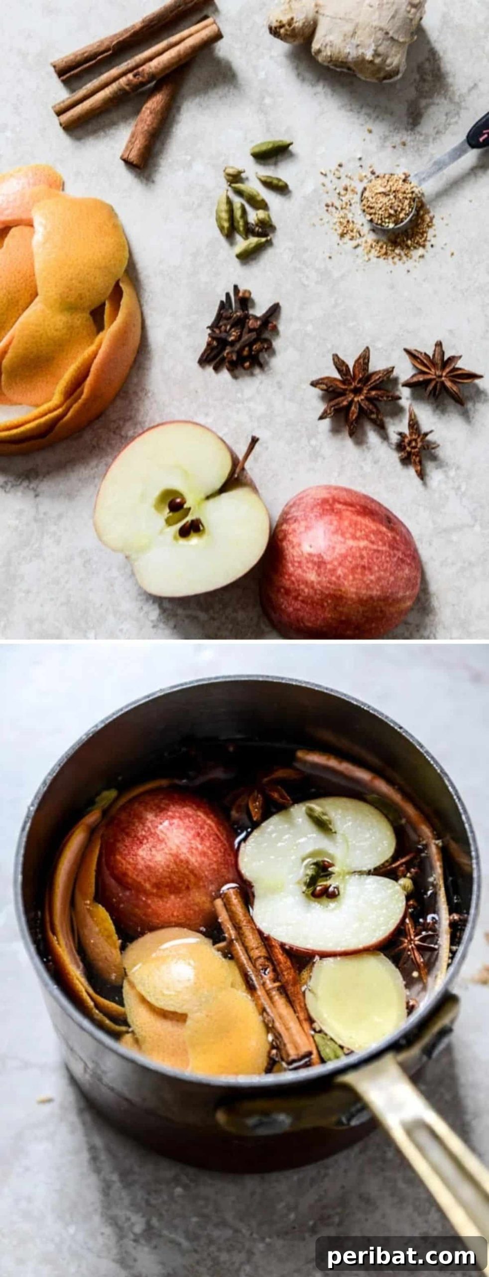 DIY Apple Ginger Simmering Potpourri