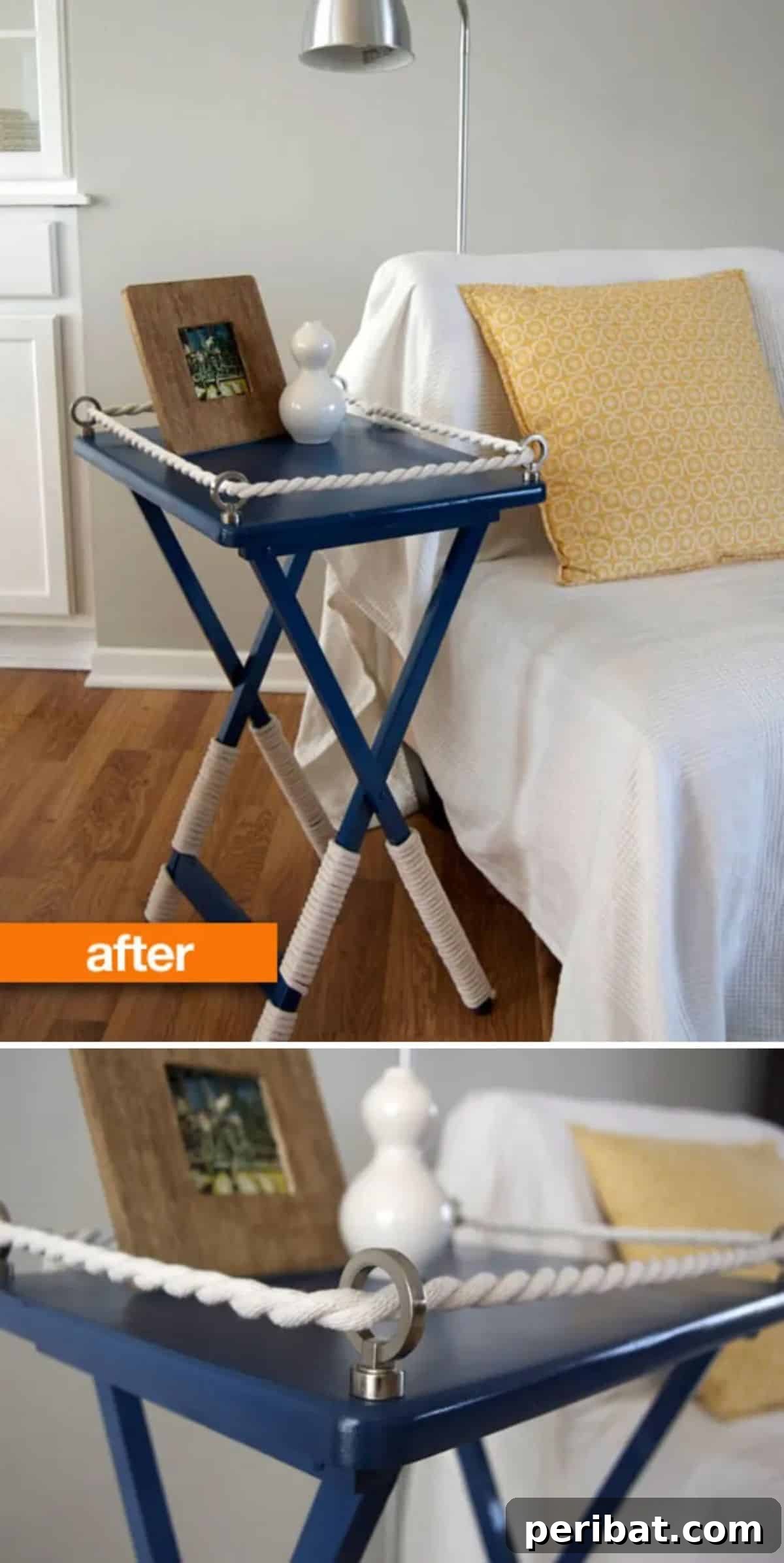 Transform Your Home: 18 DIY Accent Tables for Elevated Style 15 Nautical Accent Table