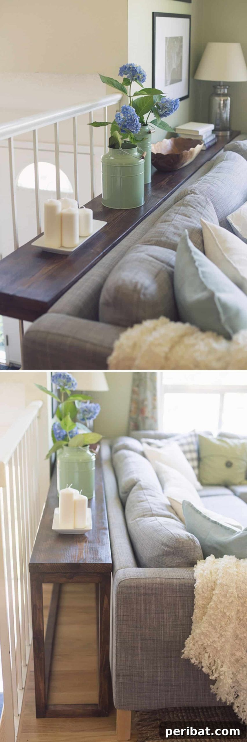 Transform Your Home: 18 DIY Accent Tables for Elevated Style 4 DIY Sofa Table