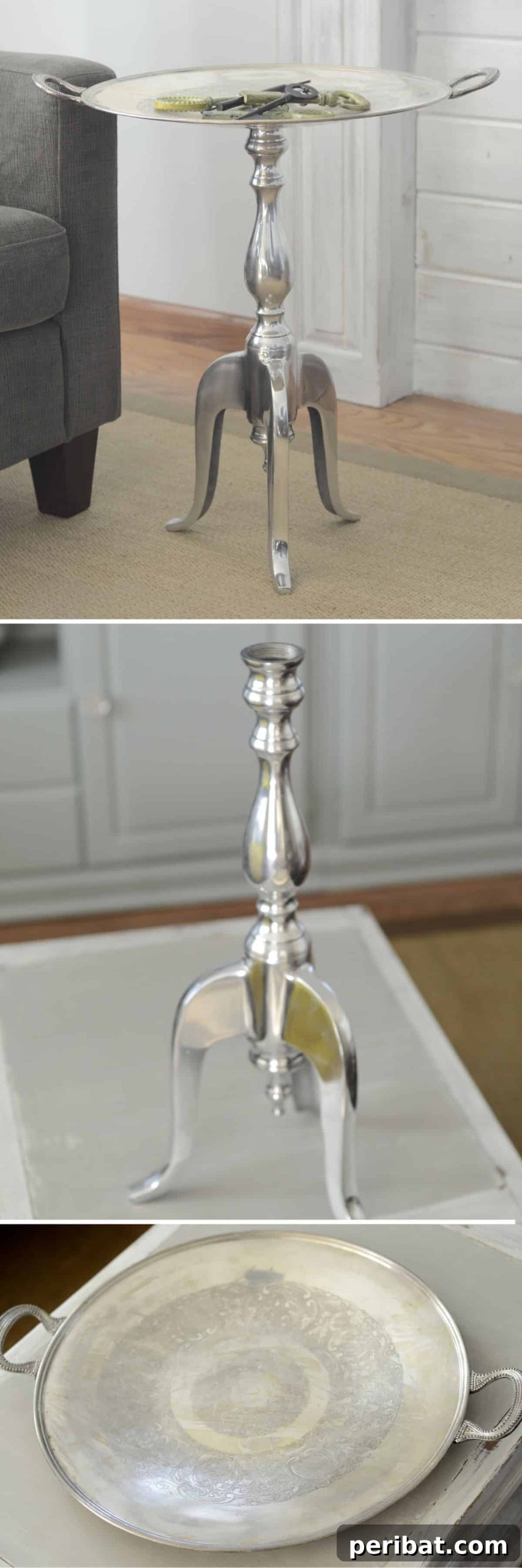 Transform Your Home: 18 DIY Accent Tables for Elevated Style 9 Metal Accent Table