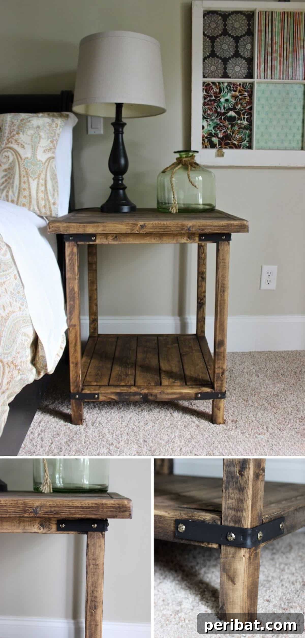Transform Your Home: 18 DIY Accent Tables for Elevated Style 10 DIY Rustic Square Table