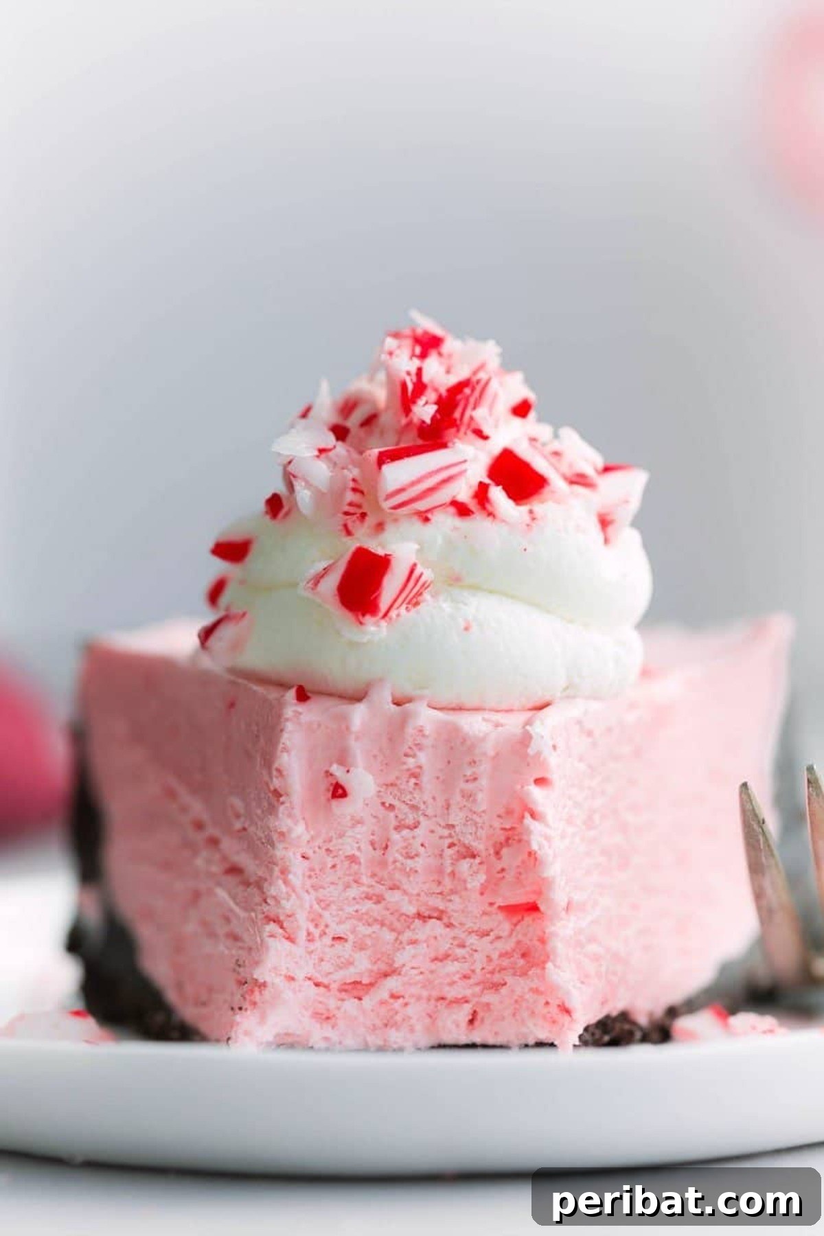 Peppermint And Brownie Cheesecake