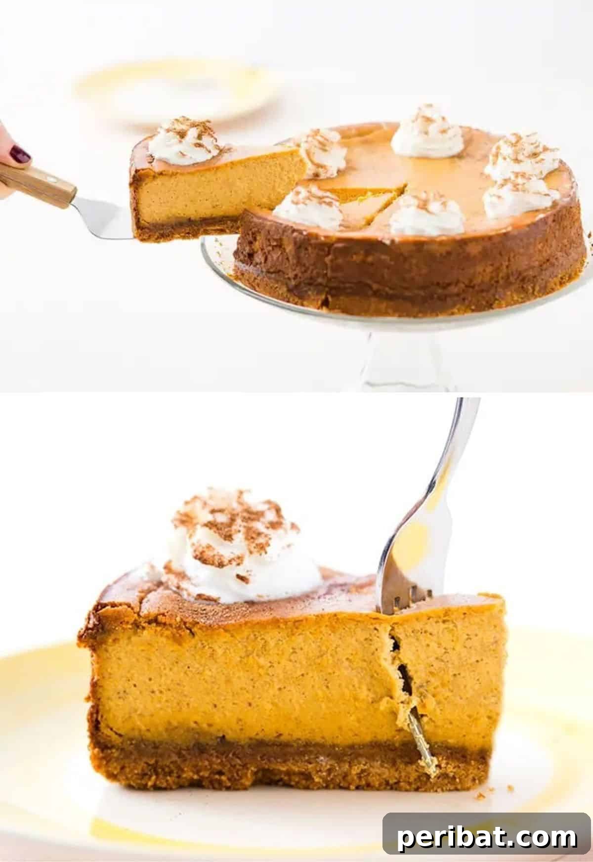 Homemade Pumpkin Cheesecake