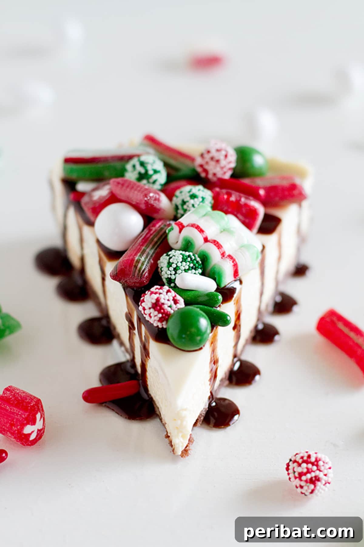 Homemade Festive New York Style Cheesecake