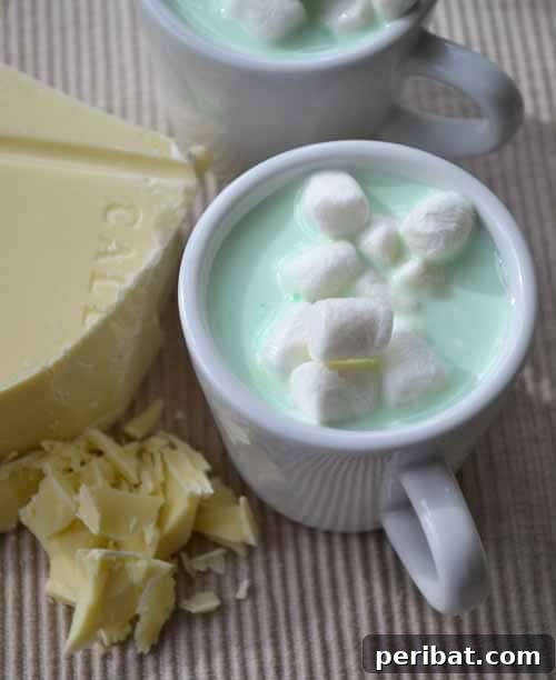 Mint White Hot Chocolate