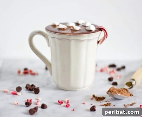 Peppermint Hot Chocolate