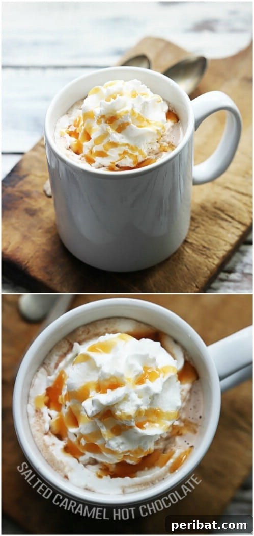 Salted Caramel Hot Chocolate