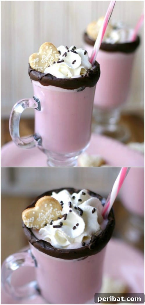 Strawberry Hot Chocolate