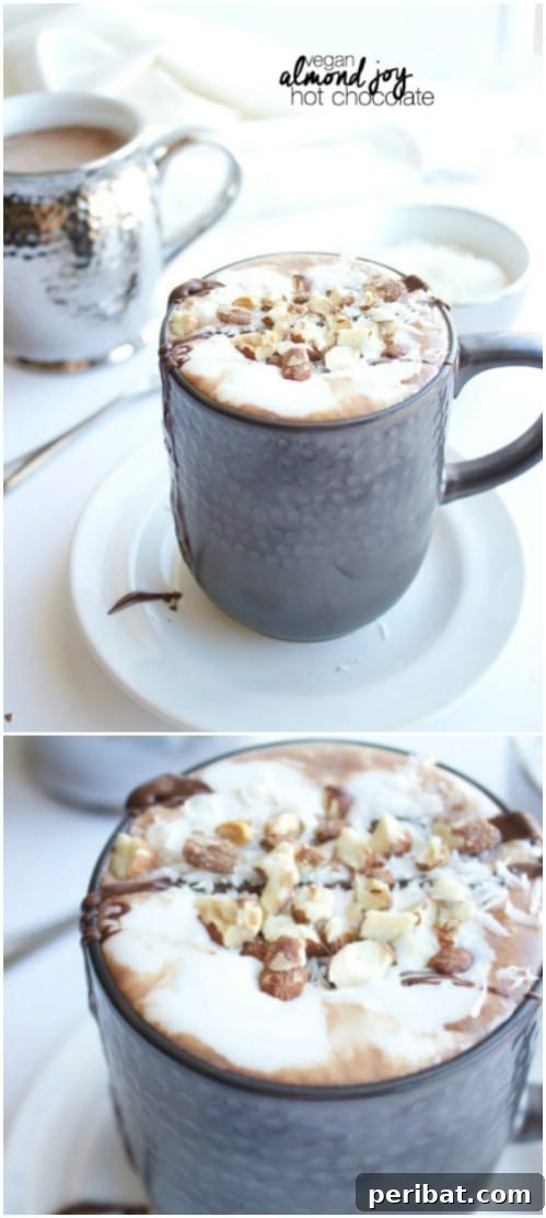 Almond Joy Hot Chocolate